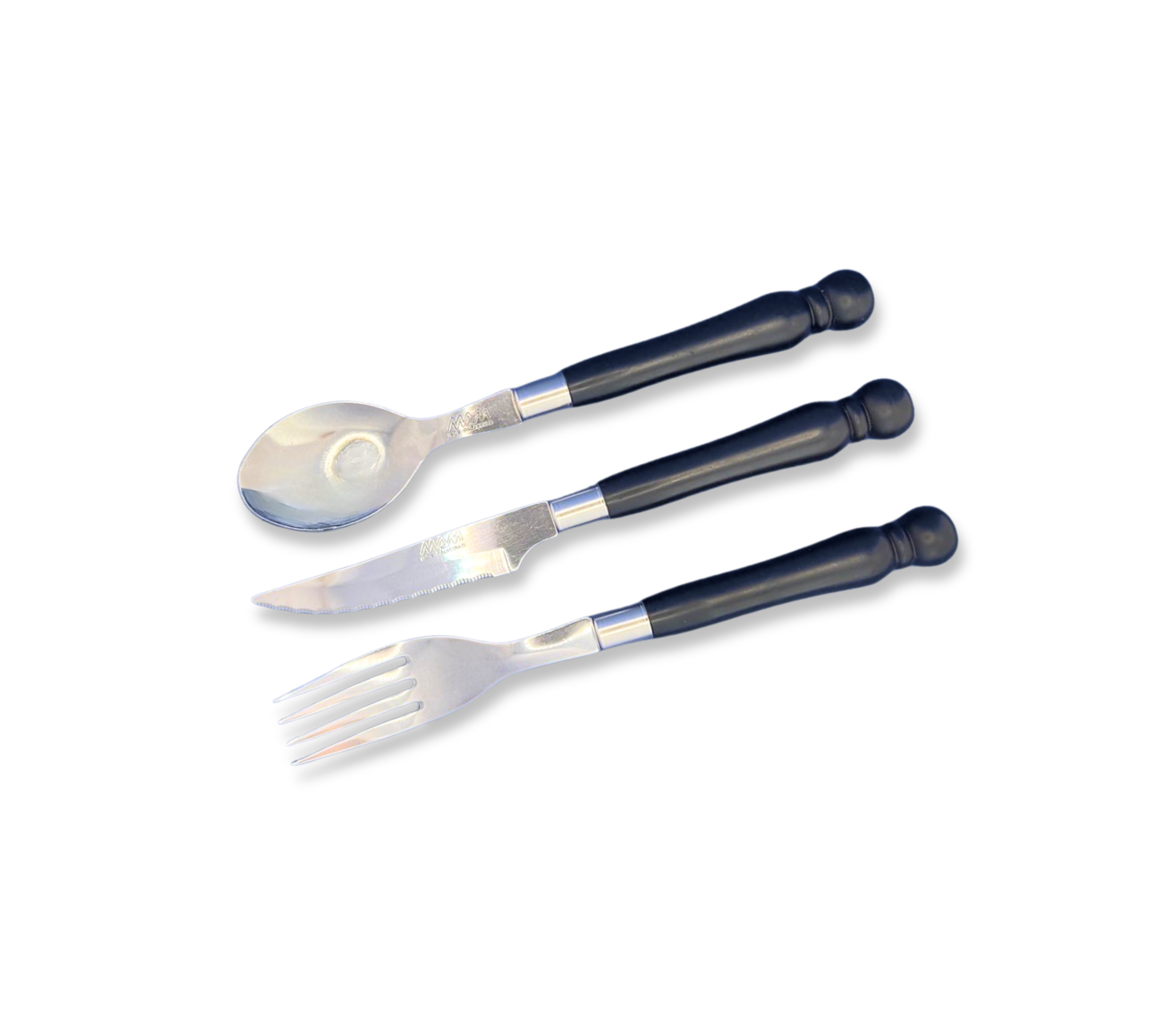 Talher de sobremesa preto 0