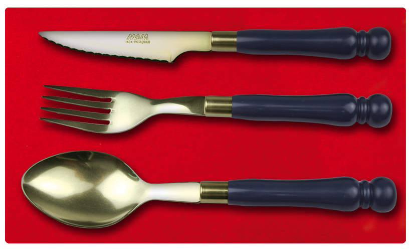 Embalagem de 18 unidades de talher de mesa ref