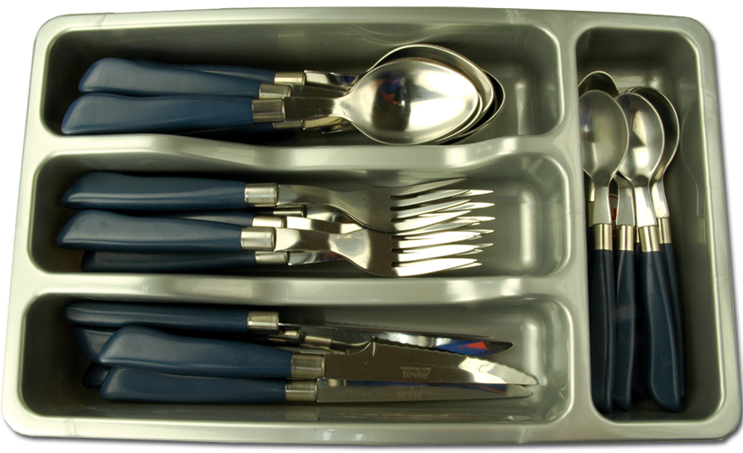 Porta talher do Douro azul com 24 unidades ref