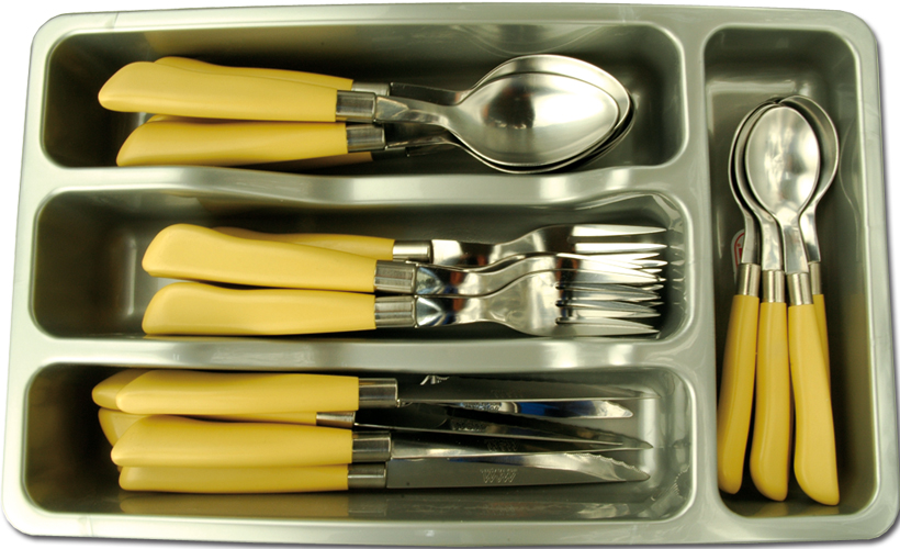 Porta talher do Douro azul com 24 unidades ref