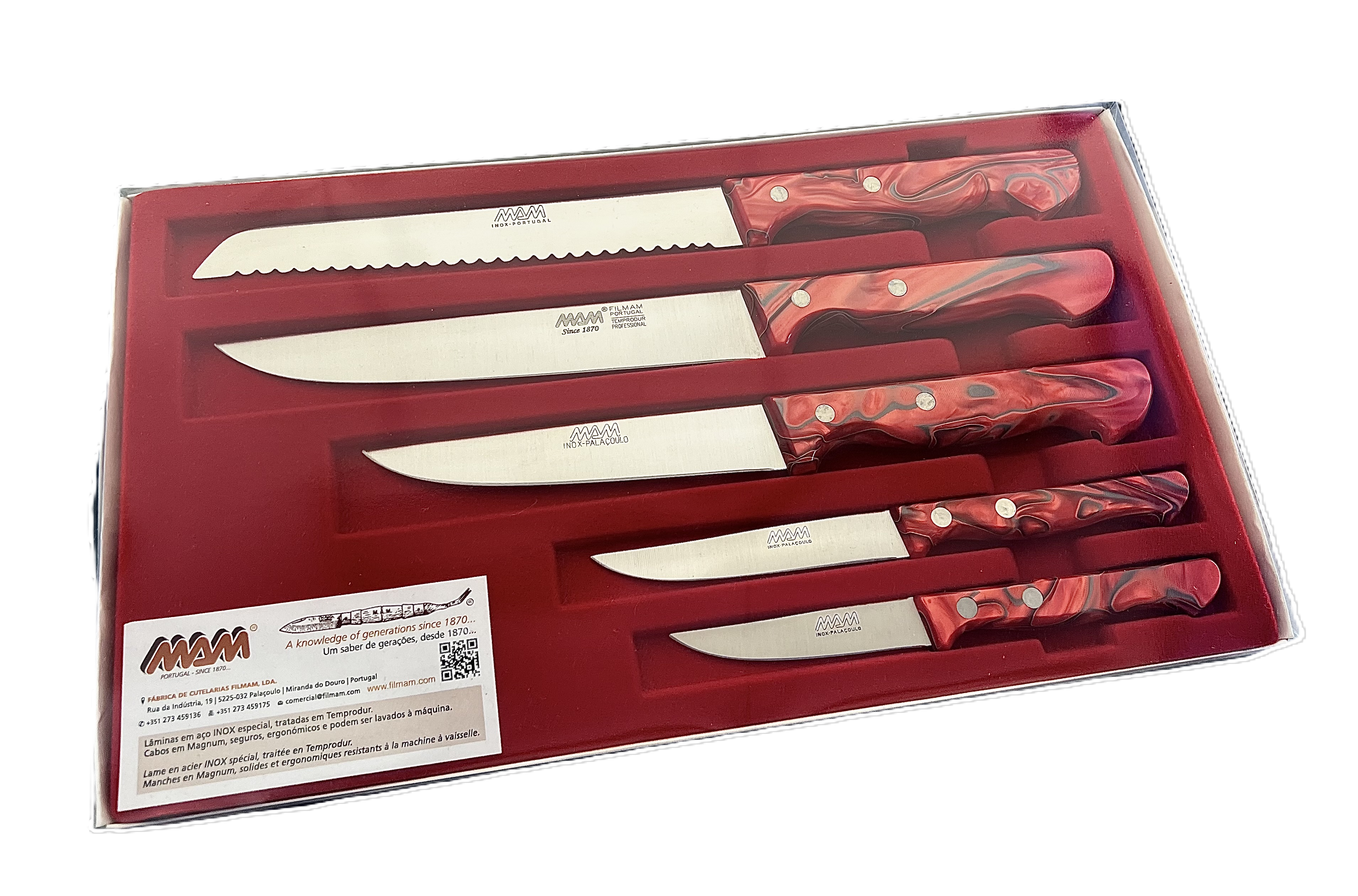 Conjunto Paixão - 5 facas de cozinha 1